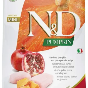 Farmina N&D Pumkin, Chicken & Pomegranate Grain Free Mini Adult Dry Dog Food