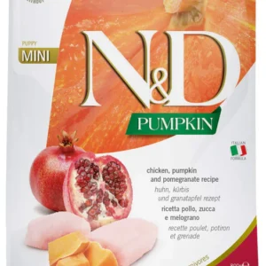 Farmina N&D Pumpkin Chicken Pumpkin And Pomegranate Grain Free Mini Puppy Dry Food