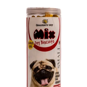 Naughty Pet Wheat Free Mix Biscuit Non Veg Small Breed (Jar)