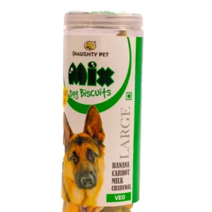 Naughty Pet Mix Biscuit Veg Large Breed - Jar