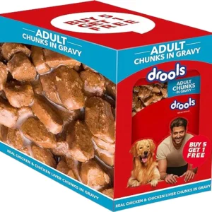 Drools Chicken And Liver Chunks In Gravy Puppy Buy 5 Get 1 Free 150 g