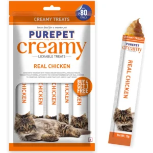 Purepet Creamy Real Chicken Lickable Cat Treat