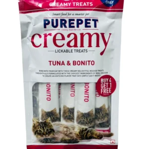 Purepet Creamy Tuna & Bonito Lickable Cat Treat