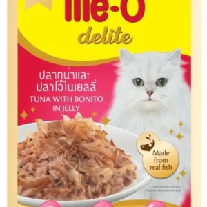 MeO Delite Tuna with Bonito in Jelly Adult Cat Pouch