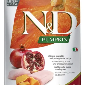 Farmina N&D Pumpkin Chicken Pumpkin And Pomegranate Grain Free Medium And Maxi Adult Dog Dry Food