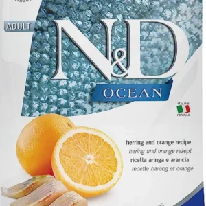Farmina N&D Ocean Herring And Orange Recipe Grain Free Adult Cat Dry Food