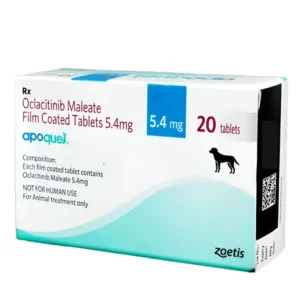 Zoetis Apoquel Oclacitinib/Oklacitinibas Flim-Coated Tablets For Dogs 5.4 mg