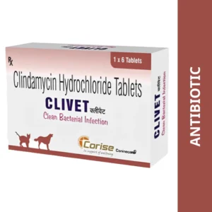 Corise Clivet (Clindamycin) Tablet for Dogs and Cats (pack of 6 tablets)