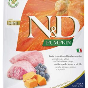 Farmina N&D Lamb Pumpkin And Blueberry Grain Free Mini Puppy Dry Food